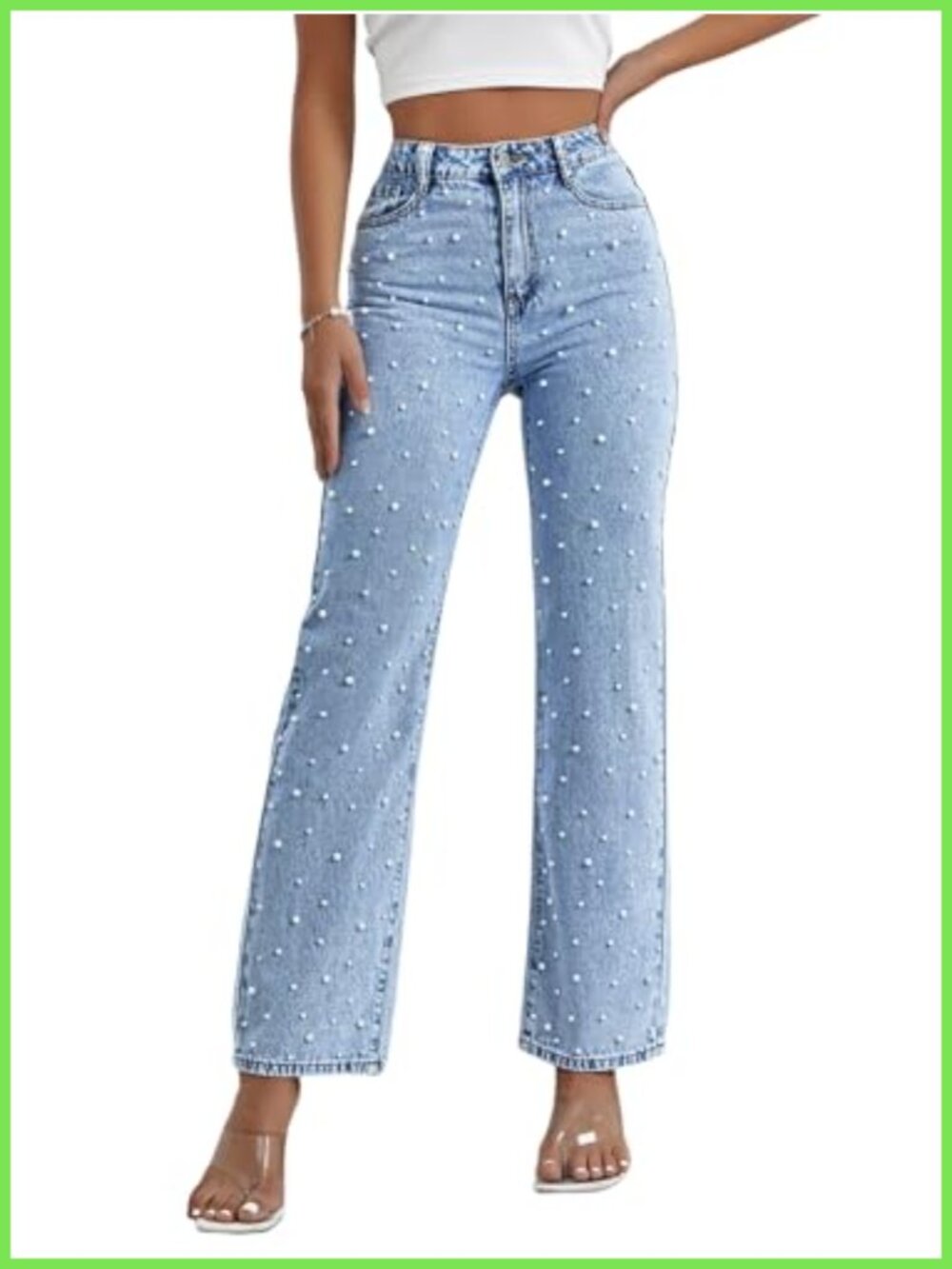 Women's High Waisted Wide Leg Straight Leg Boyfriend Baggy Denim Jeans